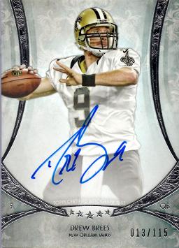signed football cards