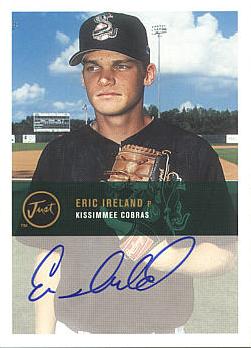 Eric Ireland Authentic Autograph Card