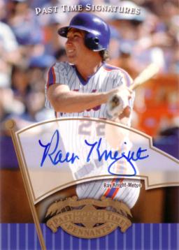Ray Knight autographed baseball card (New York Mets) 2005 Upper