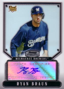 Ryan Braun 1254/2007 - Kansas City Royals - GOLD (MLB Baseball Card) 2 –  PictureYourDreams