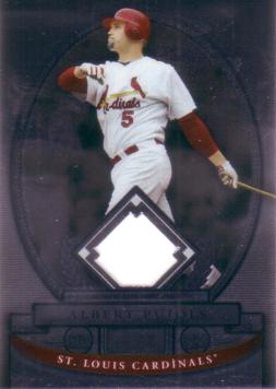 Albert Pujols 2005 Throwback Threads Game Used Jersey Card 06/250