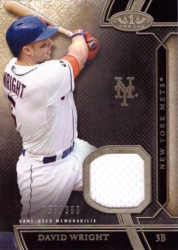 David Wright 2007 Topps 2006 Highlights Relics Game Used Pants (Grey)