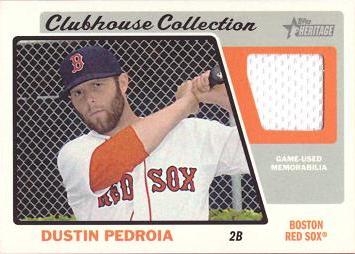 2012 Topps Golden Moments Relics #GMR-DPE Dustin Pedroia Game Worn
