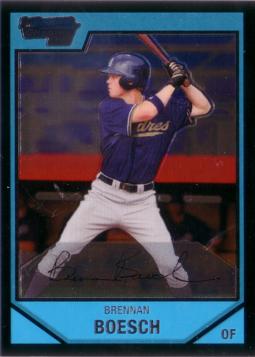 2007 Bowman Chrome Brennan Boesch Card