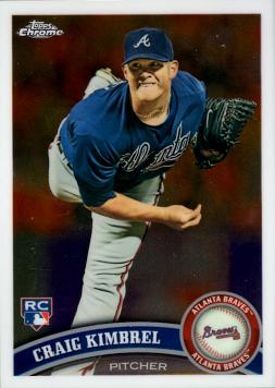 2011 Topps Chrome Refractor Craig Kimbrel RC #195 ATLANTA BRAVES CY