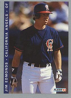 1993 Fleer Final Edition Jim Edmonds Rookie Card