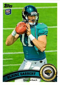 2011 Topps Blaine Gabbert Rookie Card