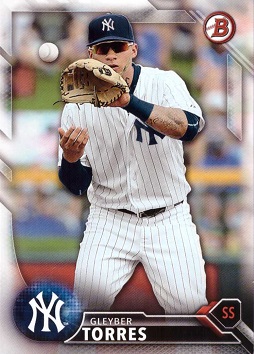 Gleyber Torres 2016 Bowman Draft Baseball Card