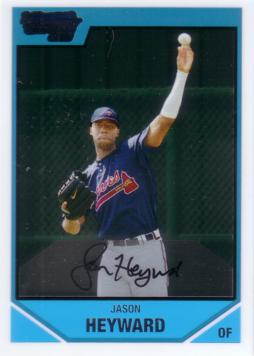 2007 Bowman Chrome Draft Picks Jason Heyward Pre-Rookie Card