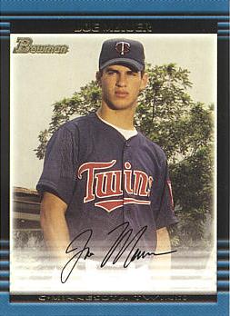 2002 Bowman Baseball Joe Mauer Rookie Card