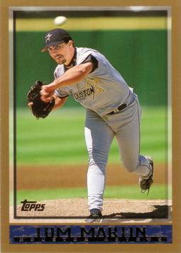 1998 Topps Tom Martin Rookie Card