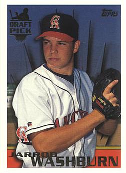 1996 Topps Jarrod Washburn Rookie Card